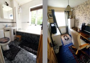 Bathroom and Bedroom- click for photo gallery